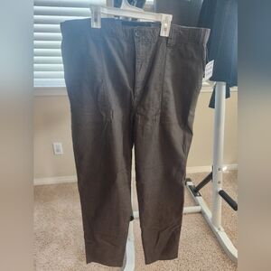 Treasure & Bond Men's Dark Brown Cargo Pants